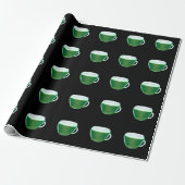 Matcha Grüntee Glas Geschenkpapier (Ungerollt)