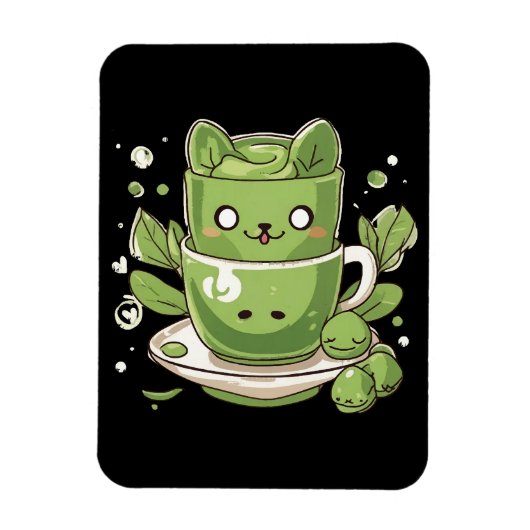 Matcha-Grüntee Magnet (Vertikal)