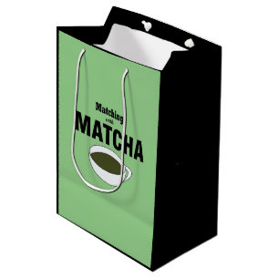 Matcha-Grüntee Mittlere Geschenktüte