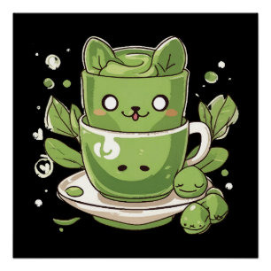 Matcha-Grüntee Poster