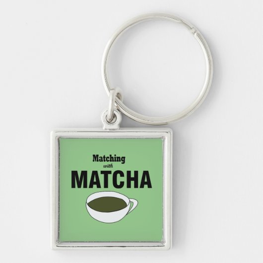 Matcha-Grüntee Schlüsselanhänger (Vorne)