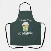 Matcha-Grüntee Schürze (Vorderseite)