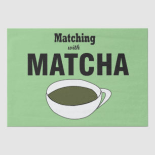 Matcha-Grüntee Seidenpapier