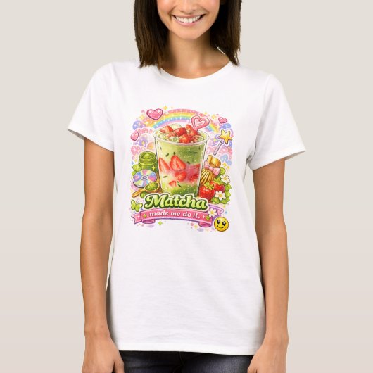 Matcha-Grüntee T-Shirt (Vorderseite)