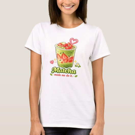 Matcha-Grüntee T-Shirt (Vorderseite)