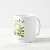 Matcha-Kaffeetasse Kaffeetasse (VorderseiteRechts)