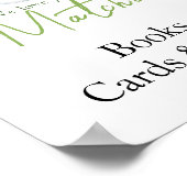 Matcha Latte - Bücher, Karten und Geschenke zur Ba Poster (Ecke)