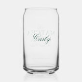 Matcha Latte Lover Personalisiert Dosenglas (Rückseite)