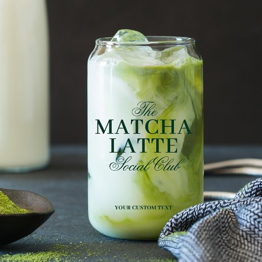 Matcha Latte Lover Personalisiert Dosenglas