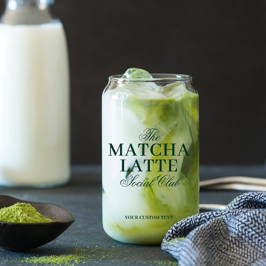 Matcha Latte Lover Personalisiert Dosenglas