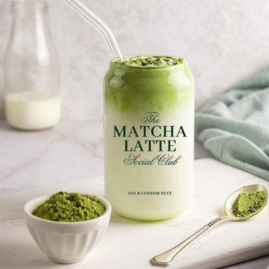 Matcha Latte Lover Personalisiert Dosenglas