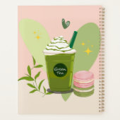 Matcha Latte Macarons Planer (Rückseite)
