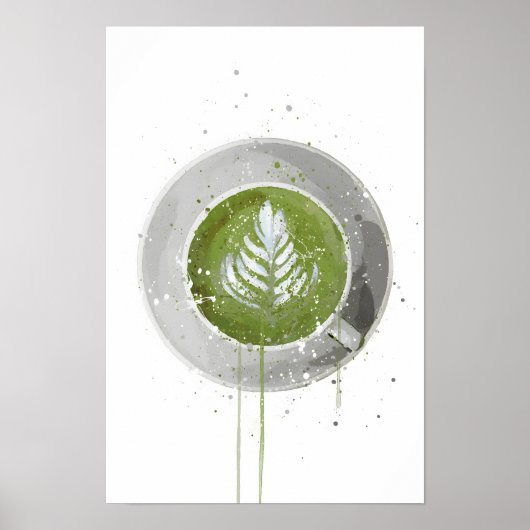 Matcha Latte Poster (Vorne)