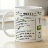 Matcha Latte Recipe Focus Mode Kaffeetasse
