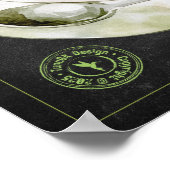 Matcha Latte Recipe Küche Poster (Ecke)