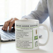 Matcha-Latte-Rezept Fokus-Modus Kaffeetasse