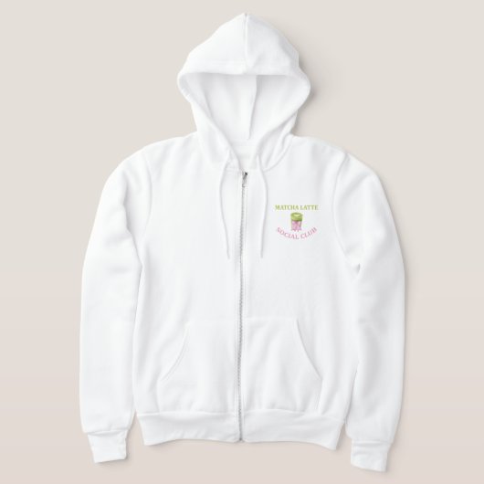 MATCHA LATTE SOCIAL CLUB HOODIE (Ablage )