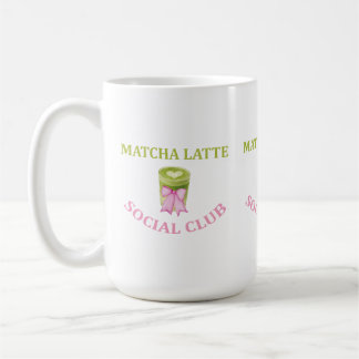 MATCHA LATTE SOCIAL CLUB KAFFEETASSE