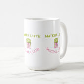 MATCHA-LATTE-SOZIALKLUB KAFFEETASSE (VorderseiteRechts)