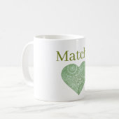 Matcha-Liebe-Kaffeetasse Kaffeetasse (Vorderseite Links)