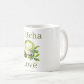 Matcha-Liebe-Kaffeetasse Kaffeetasse (VorderseiteRechts)