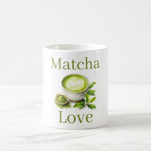 Matcha-Liebe-Kaffeetasse Kaffeetasse (Mittel)