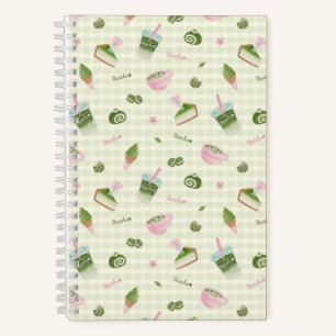 Matcha-Liebhaber Grün Notizblock