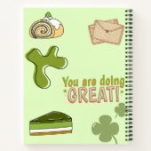 Matcha Liebhaber 🥫 🍵 🧇 Notizblock (Rückseite)