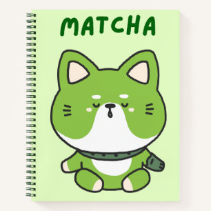 Matcha Liebhaber 🥫 🍵 🧇 Notizblock