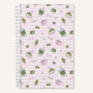 Matcha-Liebhaber Pink Notizblock