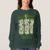 MATCHA Lightning Bolt Brush Stroke Sweatshirt (Vorderseite)