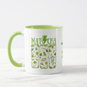 MATCHA Lightning Bolt Brush Stroke Tasse (Links)