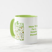 MATCHA Lightning Bolt Brush Stroke Tasse (Vorderseite Links)