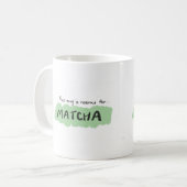 Matcha Lover, Mug Illustration Kaffeetasse (Vorderseite Links)