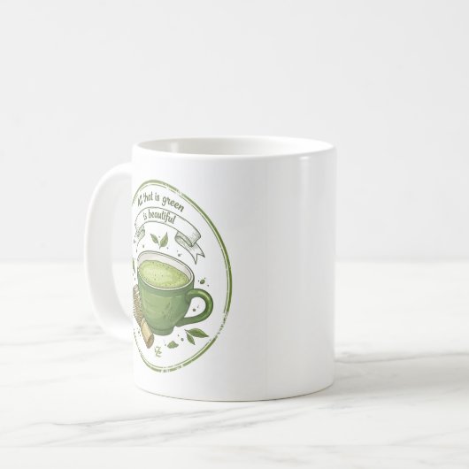 Matcha Lover Mug Kaffeetasse (Vorderseite Links)