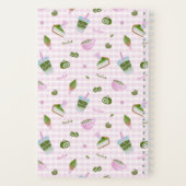Matcha Lover Pink Notizblock (Rückseite)