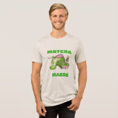 Matcha Magie  Tri-Blend Shirt (Vorderseite voll)
