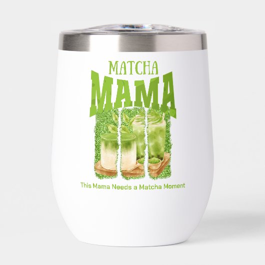 MATCHA MAMA Green Glitzer Brush Stroke (Vorderseite)