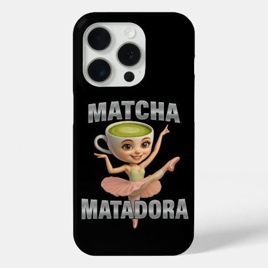 Matcha Matadora Grace trifft grüne Energie Case-Mate iPhone Hülle (Rückseite)