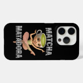 Matcha Matadora Grace trifft grüne Energie Case-Mate iPhone Hülle (Rückseite (Horizontal))