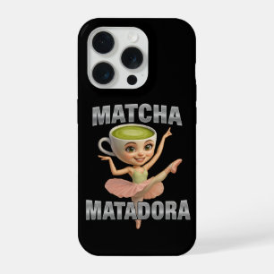 Matcha Matadora Grace trifft grüne Energie iPhone 15 Pro Hülle