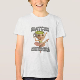Matcha Matadora Grace trifft grüne Energie Tri-Blend Shirt