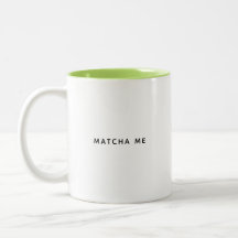 Matcha Me Niedlich Lime Green Breakfast Kaffee Tas