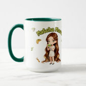 Matcha Mood Aesthetic Design Cute Green Tea Vibes Tasse (Links)