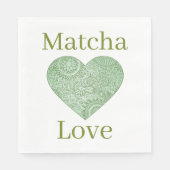 Matcha-Papier-Serviette Serviette (Vorderseite)
