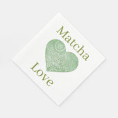 Matcha-Papier-Serviette Serviette (Ecke)