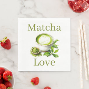 Matcha-Papier-Serviette Serviette