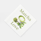 Matcha-Papier-Serviette Serviette (Ecke)