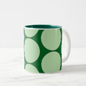"MATCHA" POP BUBBLE Ceramic Coffee Mug Zweifarbige Tasse (VorderseiteRechts)