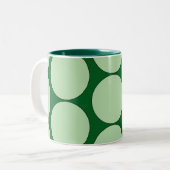 "MATCHA" POP BUBBLE Ceramic Coffee Mug Zweifarbige Tasse (Vorderseite Links)